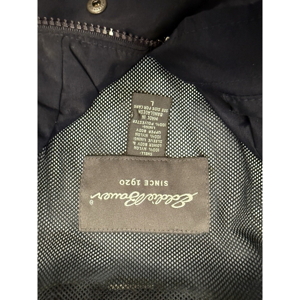 Eddie Bauer Lightweight Men's Jacket Navy Blue Size Large - Picture 4 of 7